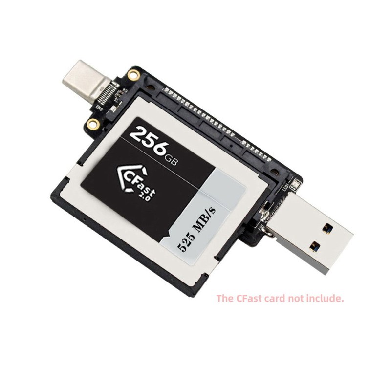CABLECY CFast Card Reader USB-C USB3.0 for Desktop Laptop Type-C to CFast 2.0 gallery