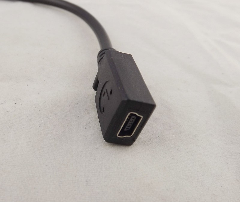 1x USB 3.1 Type C Male Plug to Mini USB Female Adapter Data Charger Sync Cable gallery