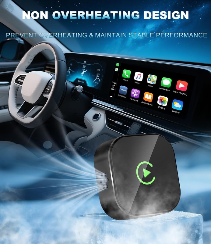 2026 Wireless CarPlay Adapter for Apple, Convert Wired to CarPlay Wireless Ad... gallery