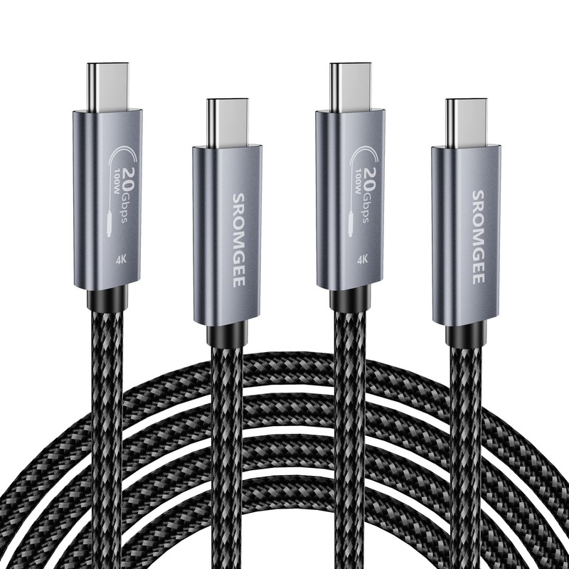 USB C to USB C Cable [3.3FT/2 Pack] 100W Type C Charger Fast Charging Cable B…