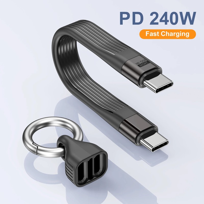 USB C to USB Type C Cable 240W PD Fast Charging USB 4.0 Cable Cord For iPhone 16