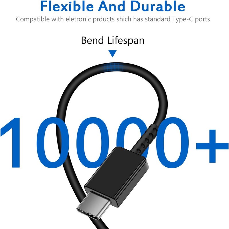 38W For Samsung Galaxy Fast Car Charger Kit USB Type C Cable Wall Adapter Block gallery