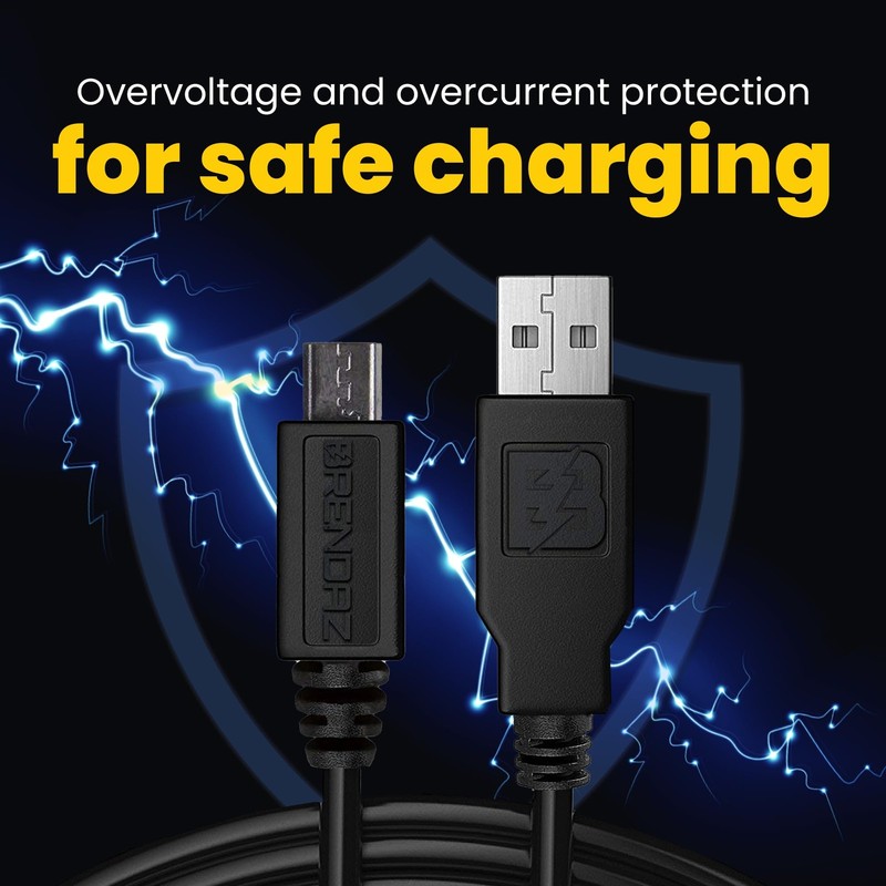 2 Pack Fast Charging Micro USB Cable Data Sync Android Cord Tablet 15 FT gallery