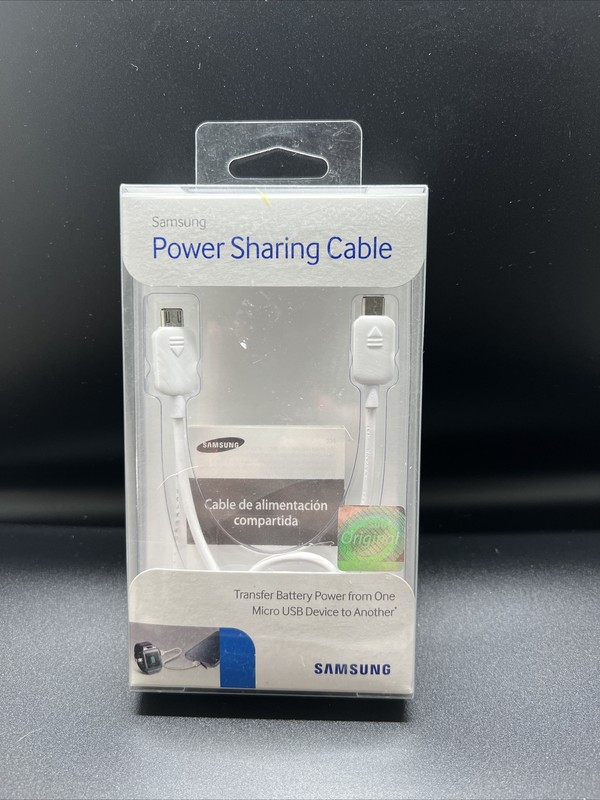 Samsung USB Cable Power Sharing Micro-USB to Micro-USB Transfer Cable EP-SG900U