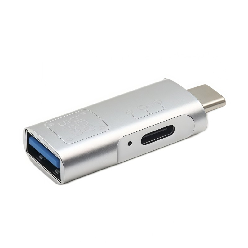 Aluminum USB C OTG Adapter for Phones Tablets Laptops and Storage gallery