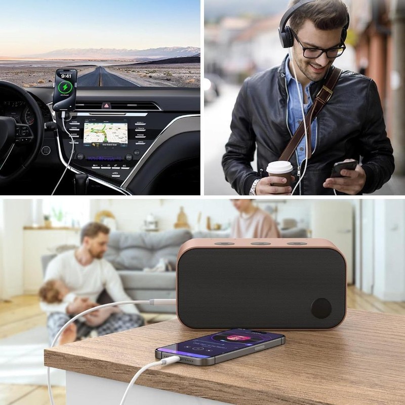 USB Type C Aux Cable Male 3.5mm Auxiliary Cord Audio Link to Car Jack Speakers gallery
