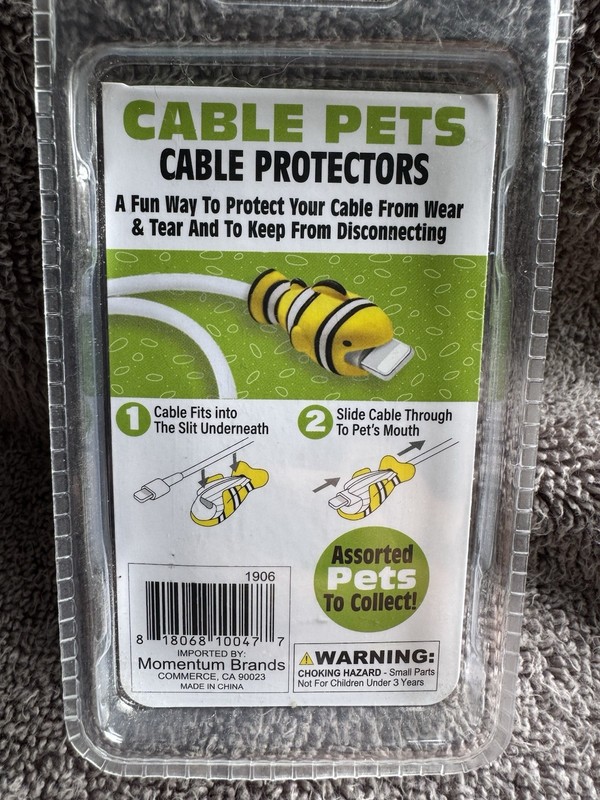 Cable Protector Blue Shark / Cable Pets Accessory Protector gallery