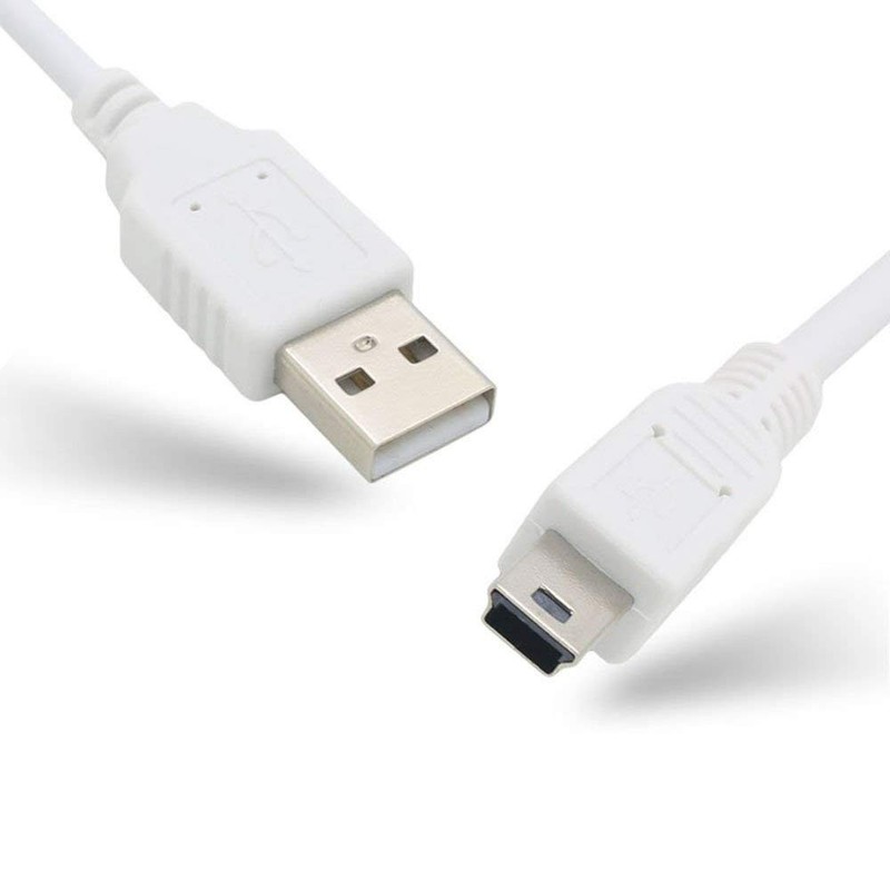 3Ft OldStyle USBA to MiniB Type B Trapezoid Charger / Charging Cable, Cord fo…