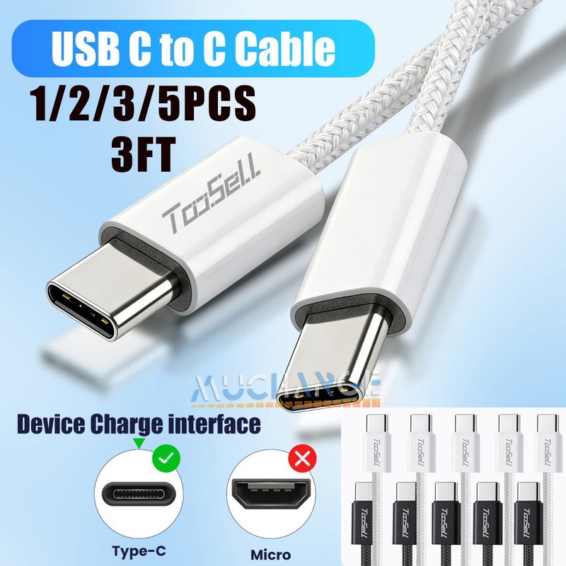 1 M USB Charger Cable Fast Data Charging USB-C Type-C for Apple iPhone 17 16 15 gallery