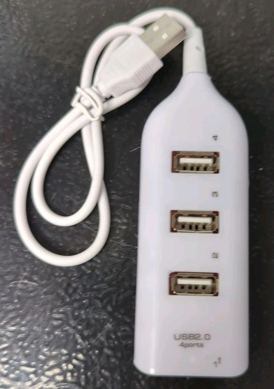 USB 4 Port Adapter HUB for PC 3.5″ Compact and Portable