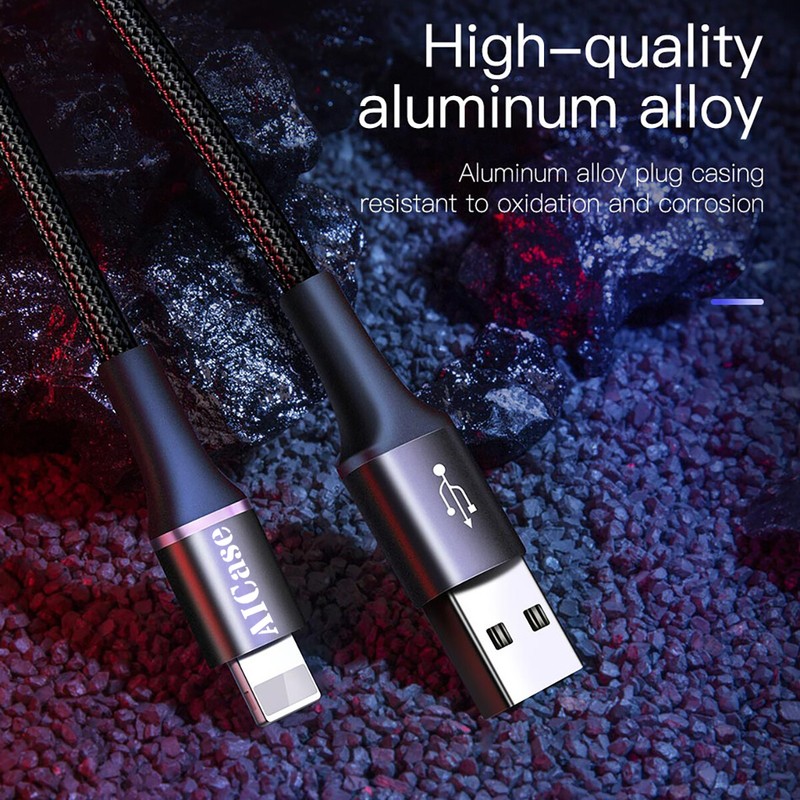 iPhone to USB Charger Cable LED Charging Cord for iPhone 14 13 Pro Max 12 11 X 8 gallery