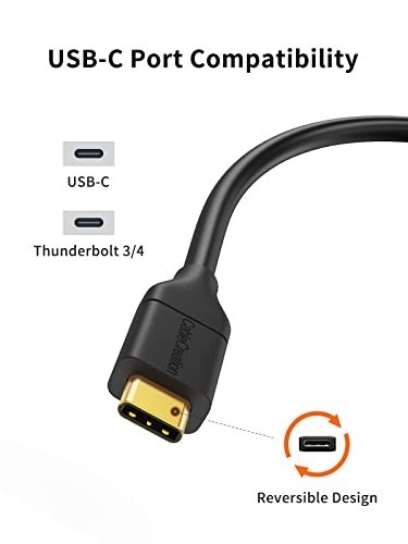 USB 3.1 Type C to B Cable 4FT 5-Pack, 10Gbps for Thunderbolt 3, MacBook, Hard Dr gallery