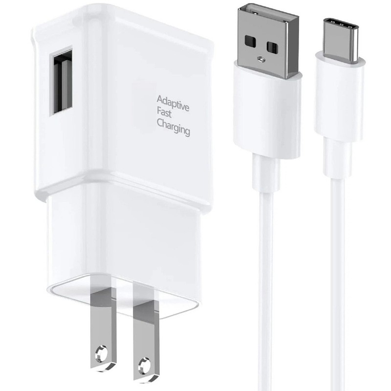 Adaptive Fast Charging Type C Cable + Wall/Travel Charger Adapter USB-C Cord gallery