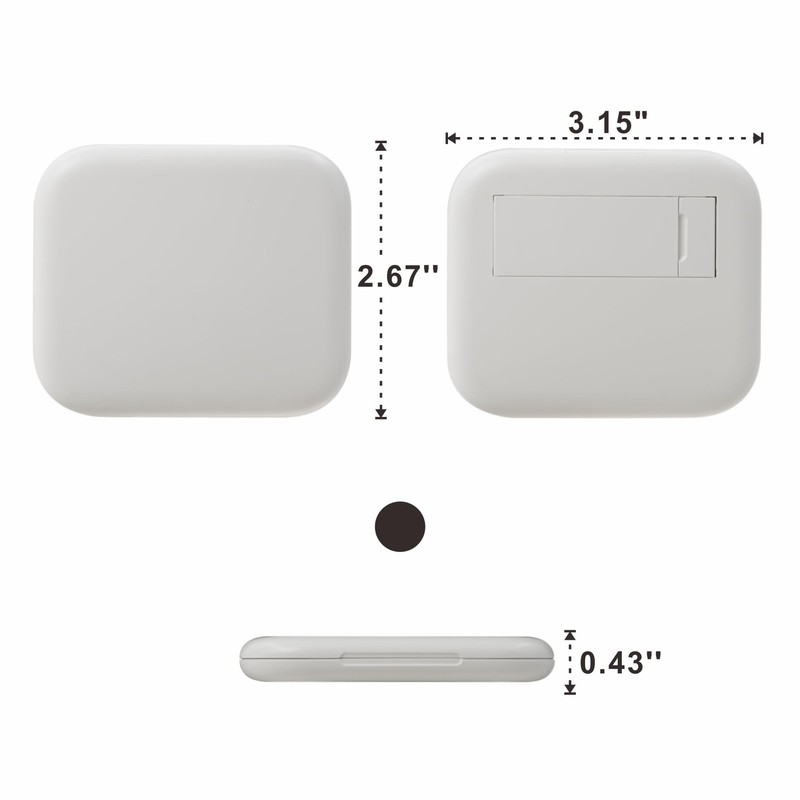 USB C To C Charging Data Transfer Cable Adapters Pocket Box Mirror White gallery