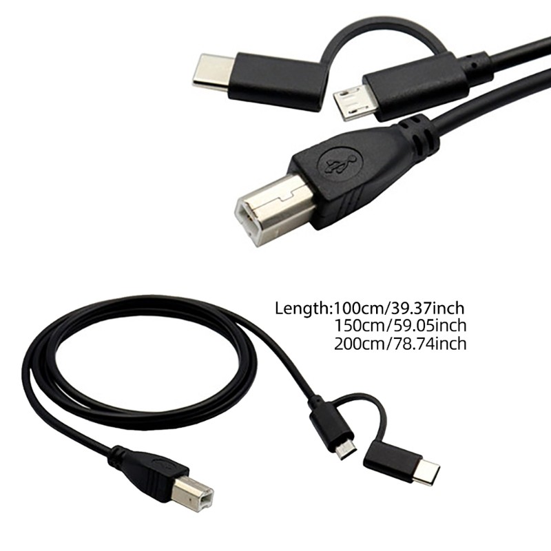 USB-B Printer Date Cable for Scanner Laptop Electronic Piano & Electronic Drum gallery