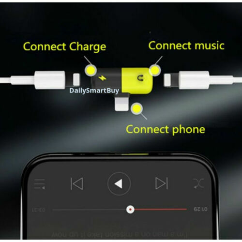 Capsule 2in1 Dual Audio and Charging Adapter For iPhone X 7 8 Plus gallery