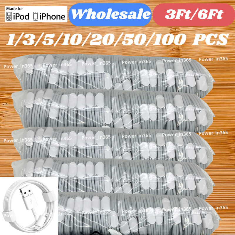 USB Charger Cable Cord For Apple iPhone 14 13 12 11 Pro Max XR X 8 7 6 Wholesale