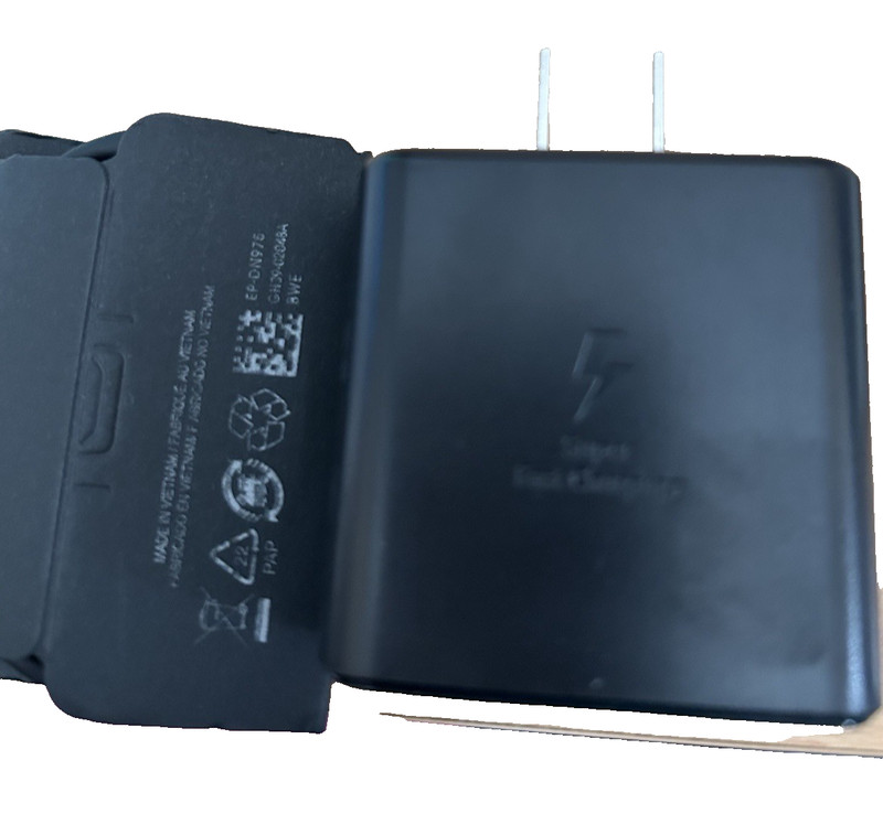Travel Adapter Super Fast Charging Includes Charging Cable Black
