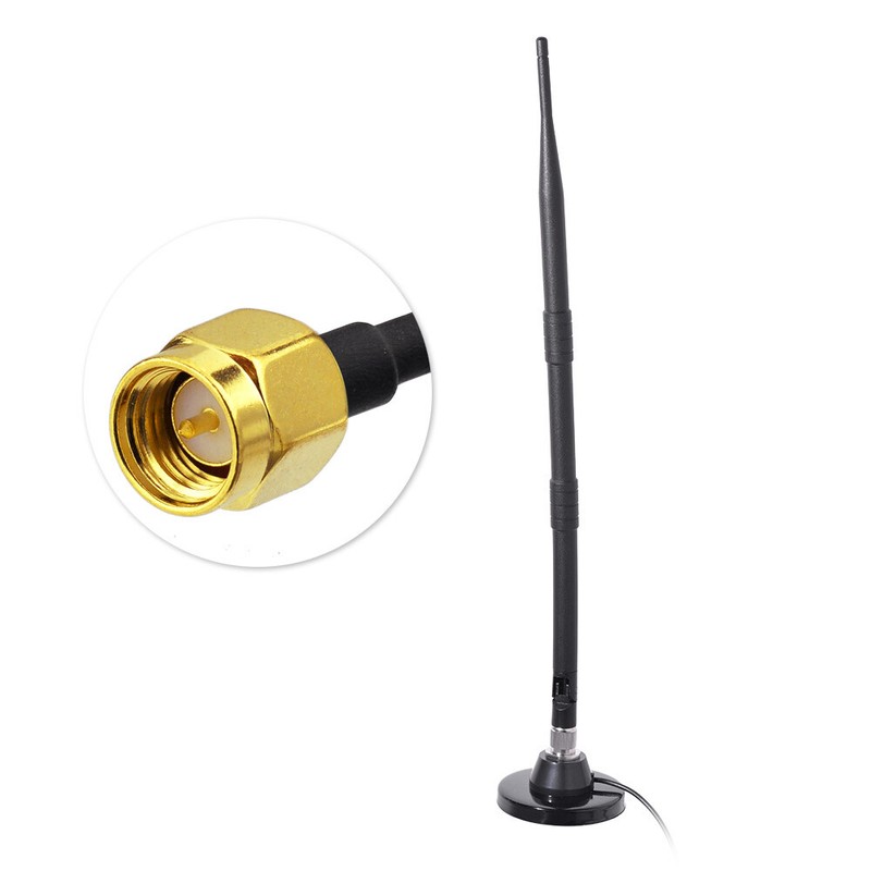 9db External Magnetic Antenna SMA Aerial 3m for MOFI 4500 Cellular 4G LTE Router gallery