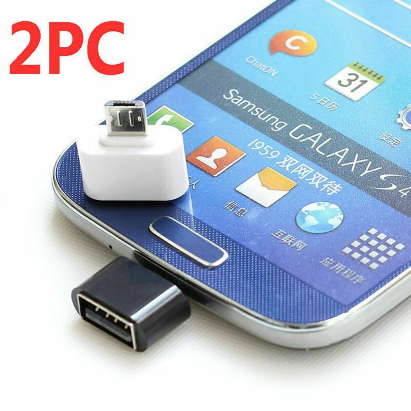 OTG Converter 2PC Micro USB Male to USB 2.0 Adapter For Android Tablet Phone gallery