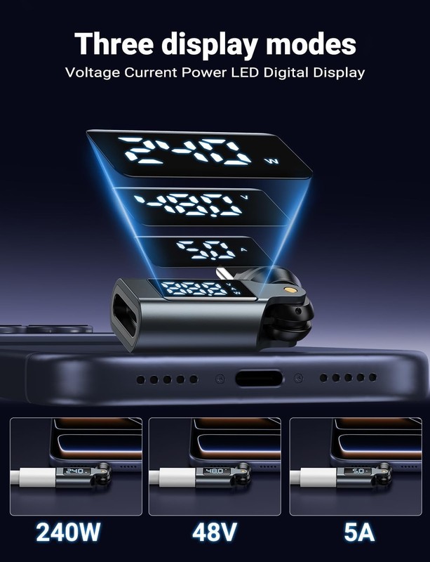 USB C Magnetic Adapter 240W for Laptop, Tablet, Smartphone gallery