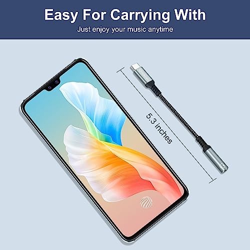 2 Pack USB C to 3.5mm Aux Audio Adapter for Phone gallery