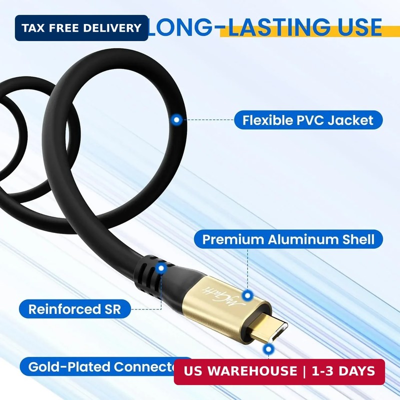 Micro USB Cable 20FT, Extra Long USB 2.0 C to Micro Cord Support Charge & Data T gallery