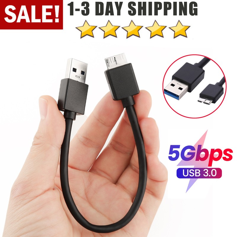 Micro USB 3.0 Cable High Speed Data SYNC For HDD Portable External Hard Drive