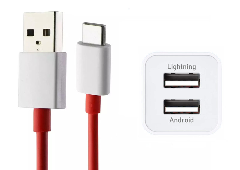 Charger Block + USB Cable 40″ Type C Heavy Duty Thick charge data transfer