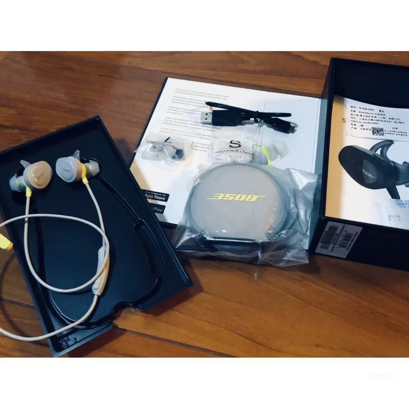 🎁Fast Delivery Yellow Bose SoundSport Bluetooth Wireless In-Ear Headphones NEW gallery