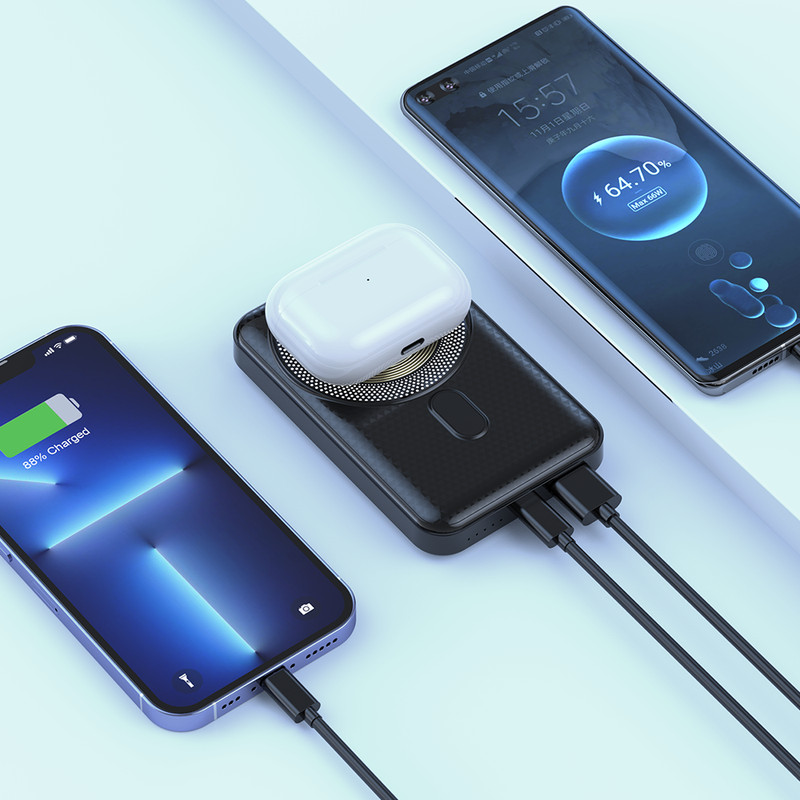 10000mAh Power Bank Magnetic Battery Pack Wireless Charger For iPhone Android gallery