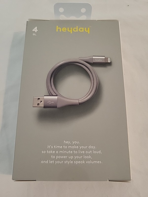 x3 heyday™ 4ft Lighting to USB-A Cable MiFi Certified High Charging Speed Apple gallery