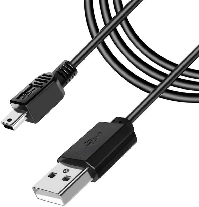 FOUCECLAUS USB Power and Data Cable for Texas Instruments Calculators, 5Ft Charg