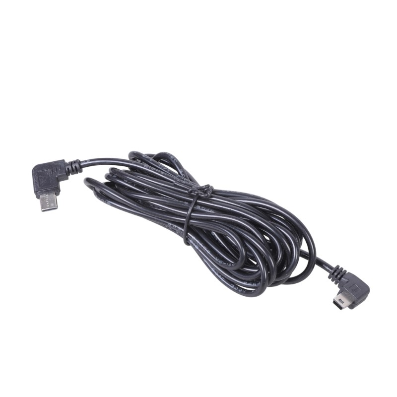 3.4 Meter Right Angled Type C to Mini USB Charging Cord 5V Power Supply Wire