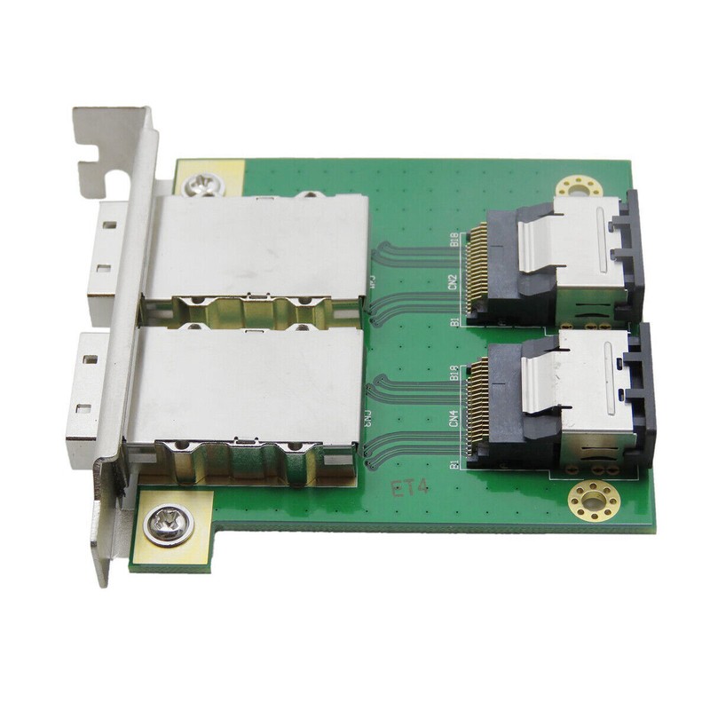 Chenyang Dual Ports Mini SAS SFF-8088 To SAS 36Pin SFF-8087 PCBA Female Adapter gallery