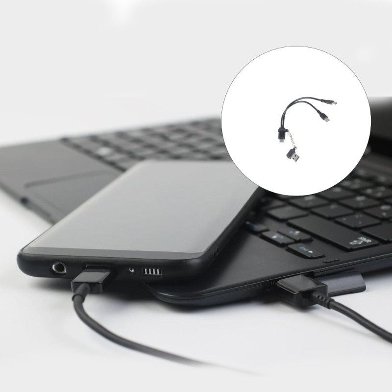 Double USB CREATE Power Cable 20cm Double Charging For Electronics Stable gallery