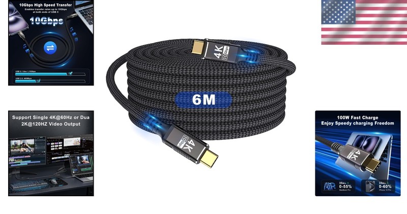 10Gbps Data Transfer & 100W Fast Charge Cable gallery