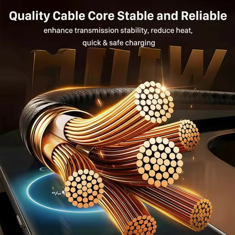 LED 6.5ft USB to Type-C Charging Cable, 100W gallery