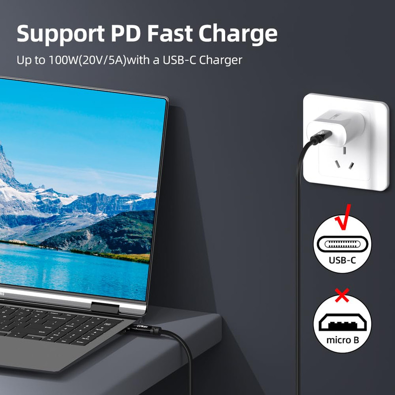 Ultra Long USB C Cable 25 FT, USB-C to C Cable, USB 3.1 Gen 2X2, Supports 25Ft gallery