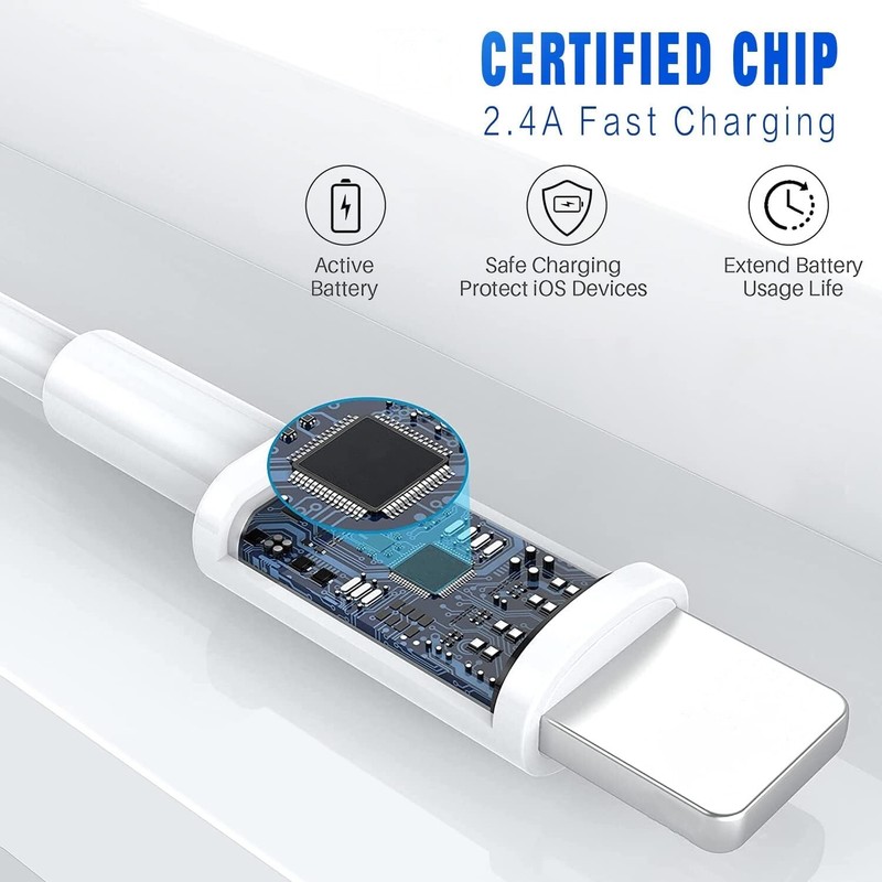 Bulk Lot USB Data Charger Cable Cord For iPhone 6 7 8 Plus X XS XR 11 12 13 14 gallery