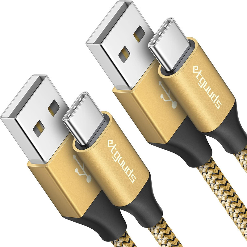 USB a to USB C Cable 6Ft, 2-Pack, 3A Fast Charging Type C Charger Cord for Iphon gallery