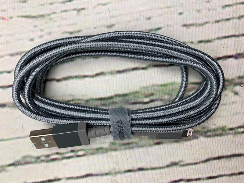 Amazon Basics Nylon Braided USB A Cable Grey 6ft