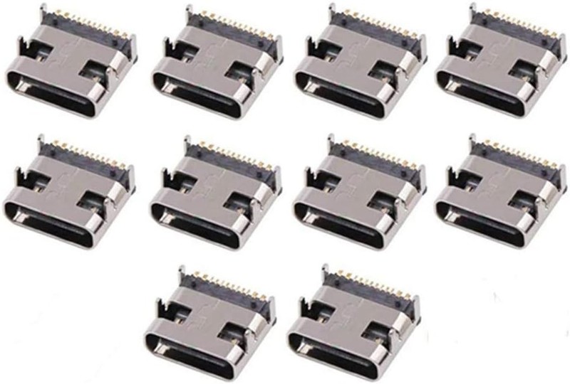 USB 3.1 Type C Female Jack Socket Connector 16Pin PCB Replacement 10 Pack gallery