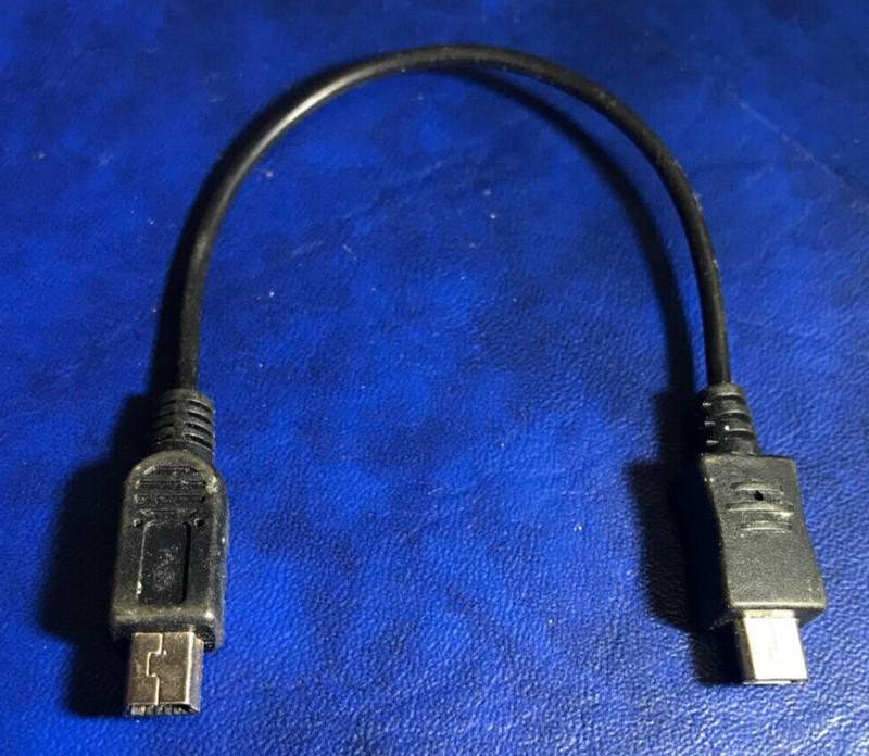 Vintage Cable Micro USB Male To Mini USB Male