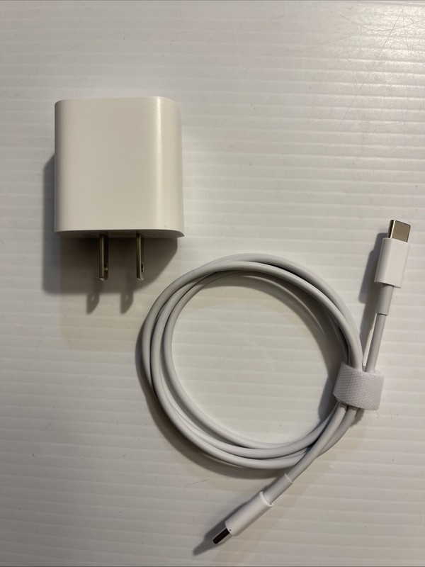 iPhone 15 16 iPad Pro 20W Fast Charger Block USB C to USB C Cable 3ft
