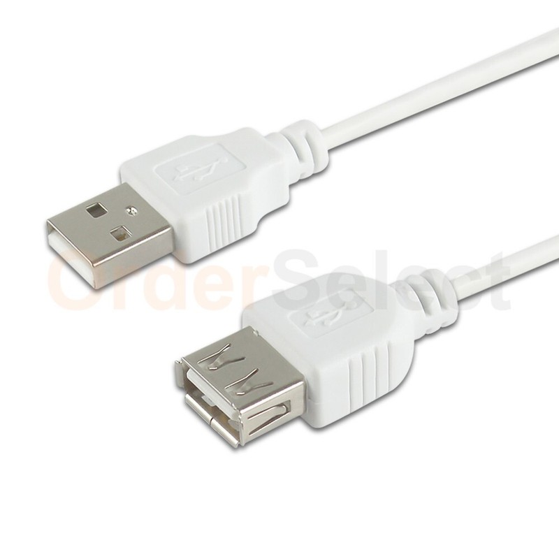 2X USB 3' Extension Cord Charger for Google Pixel 6 / Pixel 6a / Pixel 6 Pro gallery