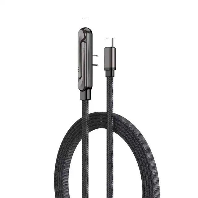 2-in-1 Invisible Holder Charger Cable–240W Fast Charging Cord with Phone Stand