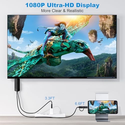 2-in-1 USB Type C Micro USB to HDMI Cable MHL Adapter 1080P for Android Phones T gallery