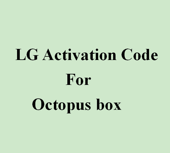 quality code for LG Activation for octopus BOX repairing Repair Phone