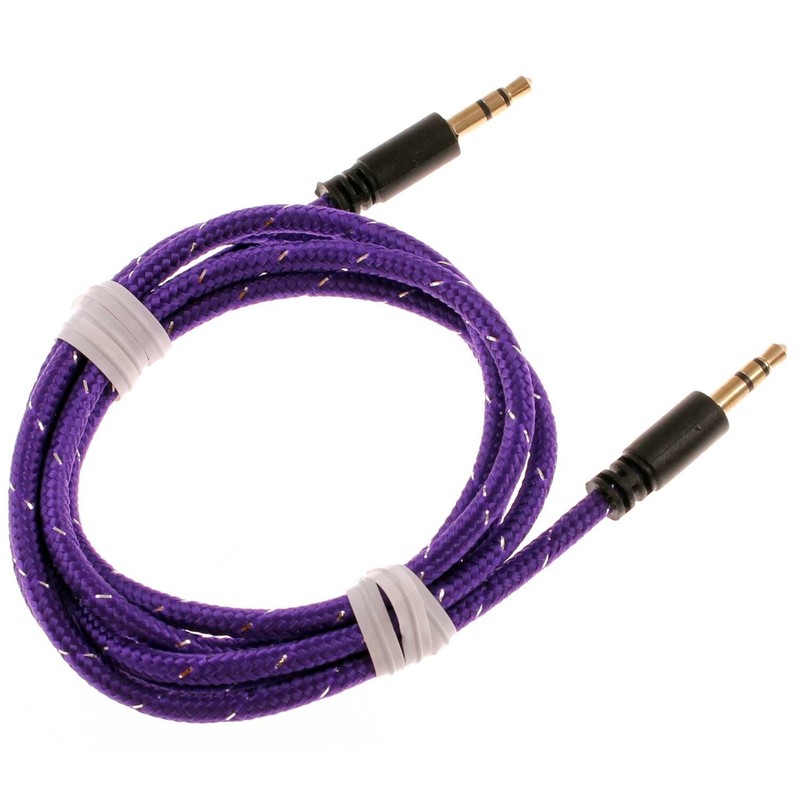 3.5mm Aux Cable Adapter Car Stereo Aux-in Audio Cord Speaker for Cell Phones